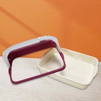 Big Bread Box with Moving Lid Semi Transparent Food Grade BPA Free (5200)