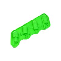 4cavity Choco Bar Flexible Silicone Mold Candy Chocolate Cake Jelly Mould (4883)