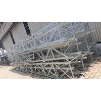 Galvanized Latex Telecom Tower - Galvanized Iron, 20 Feet Height, 5mm Thickness, Powder Coated Finish | Application In Radio Stations, Corrosion Resistant
