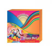 Holi Gift Pack Kit - Eco-friendly Cotton Blend Outfit, Colorful Scarf, Festive Decoration | Polished Finish, Vibrant Indian Cultural Theme