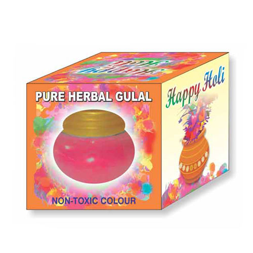 Eco-friendly Pure Herbal Non Toxic Colour Gulal Kit