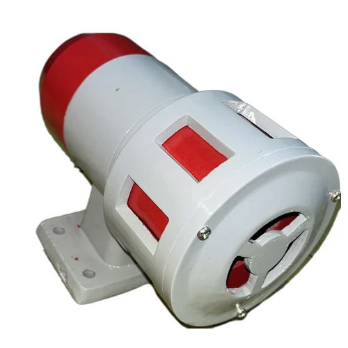 White-Red 0.5 Km Industrial Electric Siren