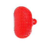Dog Rubber Palm Gloves - Color: Red