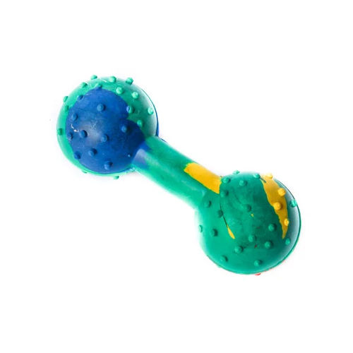 Multicolored Dog Rubber Dumbbell