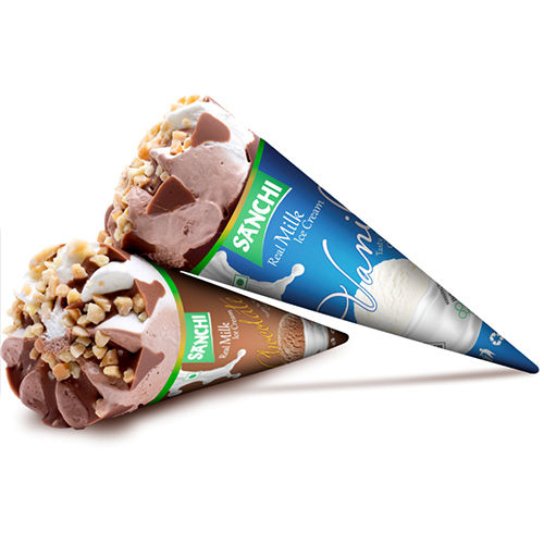 Real Milk Cone Ice Cream