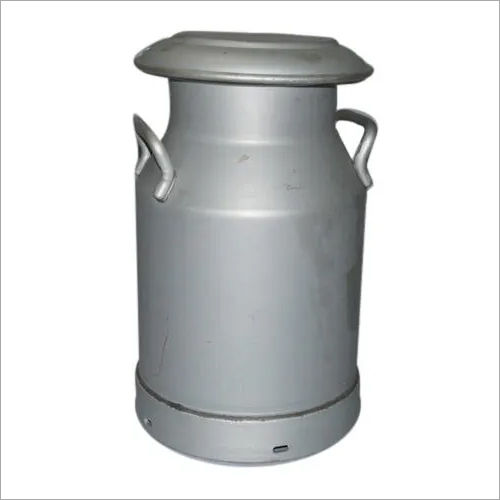 Silver Aluminium Milk Can By Shreem Dairy Equipments