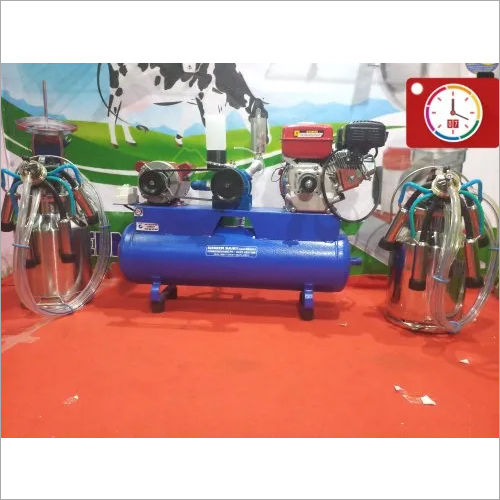 Blue Cow Milking Machine