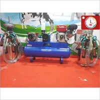 Cow Milking Machine - Stainless Steel, Blue | High Efficiency, Automatic With Plc Control, Includes Pasteurizer And Homogenizer