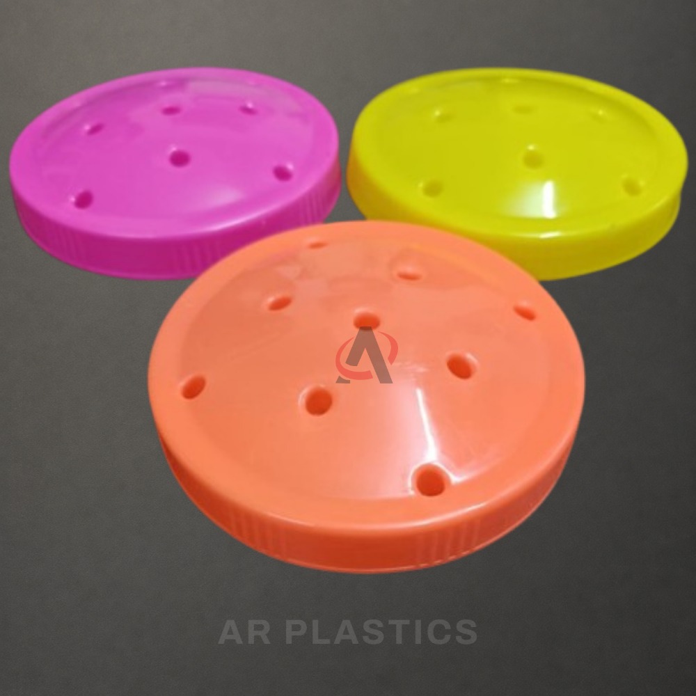 96 mm Lollipop Cap - Plastic 96 Millimeter Diameter All Colors Available | Screw Cap for Jars Lightweight Customizable Options
