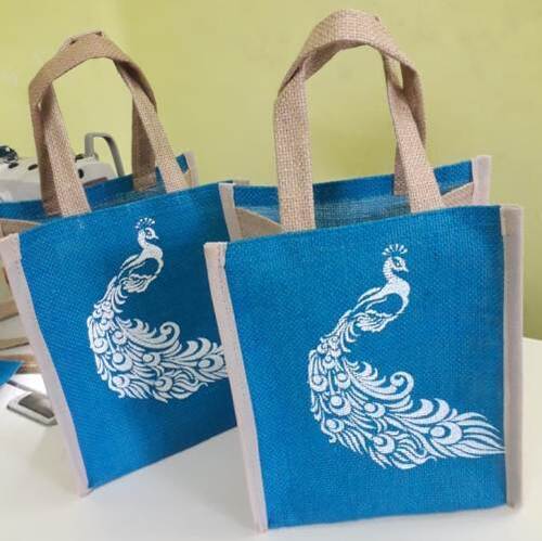 Jute Bags - Customized Size, Color and Design | Reusable with Flexiloop Handle for Shopping and Promotional Use