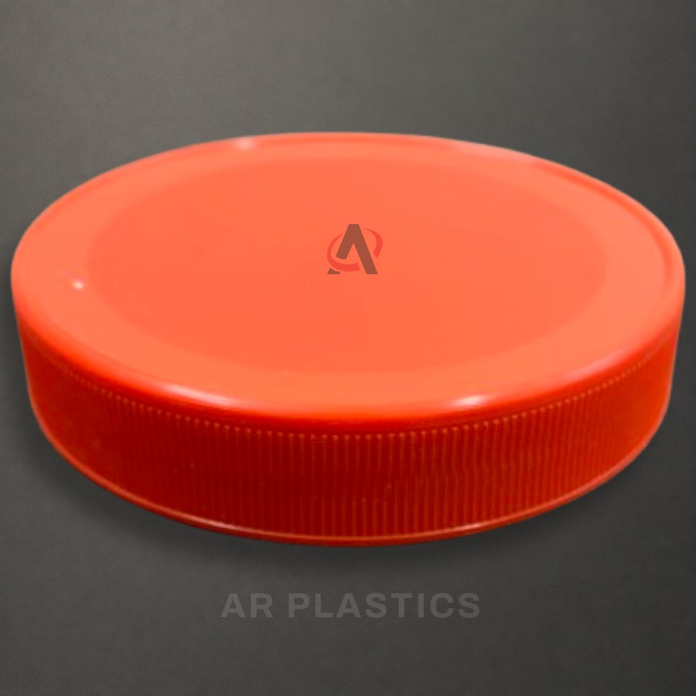 96 mm Plain Cap with Lines - Plastic, 96 Millimeter Diameter, Various Colors Available | Screw Cap for Jars, User-Friendly and Lightweight