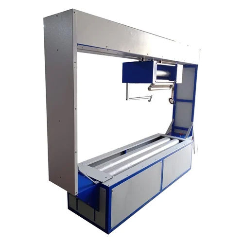 Semi-Automatic Fabric Roll Stretch Wrapping Machine