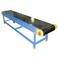 Flat Belt Conveyor - Mild Steel, Different Sizes Available - Heat Resistant, Industrial Usage