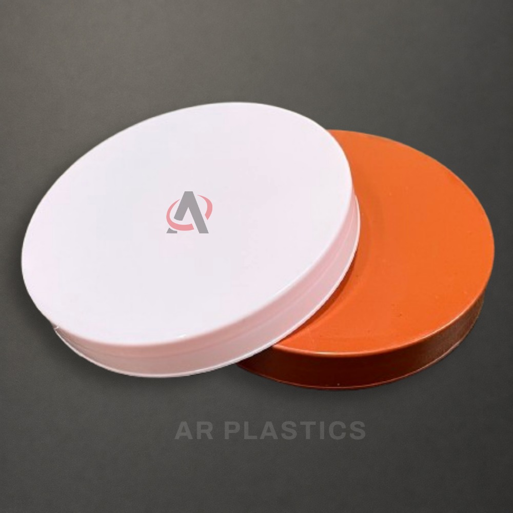 96 mm Plain Cap - Plastic, 96 mm Diameter, Available in All Colors | Screw Cap for Jars with User-Friendly Features and Lightweight Design
