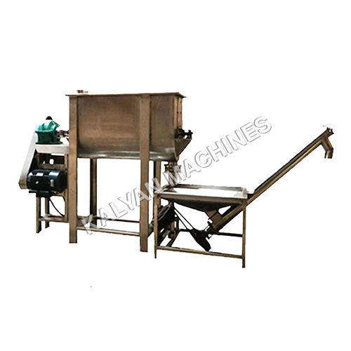 Corn Puff Batch Mixer With Screw Feeder - General Use: Industrial