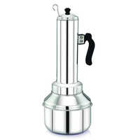 Silver 500ml Stainless Steel Puttu Kudam Maker
