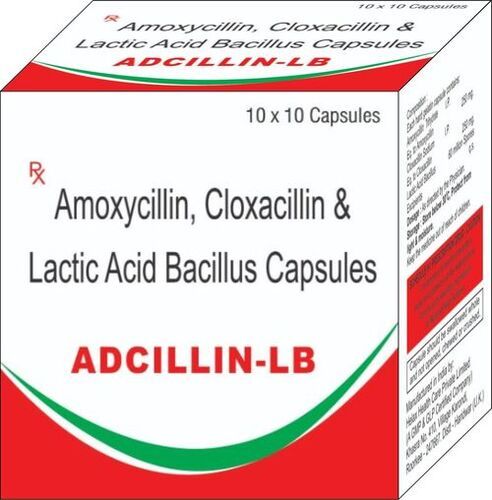 Amoxycillin Cloxacilin Sodium And Lactic Acid Bacillus Capsules