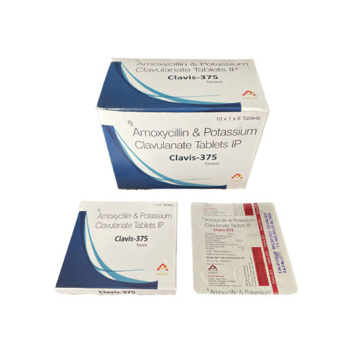 375Mg Amoxycillin And Potassium Clavulanate Tablets Ip - Drug Type: General Medicines