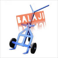 Three Wheel Drum Lifter Trolley - Mild Steel, Max Load 400 Kg, Blue Color, Manual Operation, Nylon Tyres, Rust Proof, Color Coated Surface