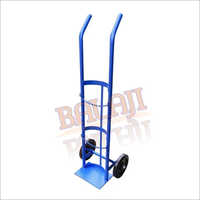 Oxygen Cylinder Trolley - Mild Steel, Customized Size, Blue Color | Manual Lifting Technology, Industrial Usage, Color Coated Surface