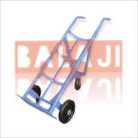 Blue Industrial Gas Cylinder Trolley