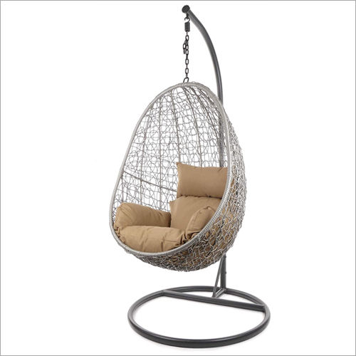 Egg Shape Hanging Swing With Stand
