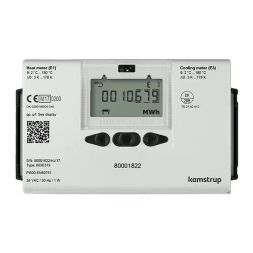 White Kamstrup Multical 603 Qp25 Cooling Meter