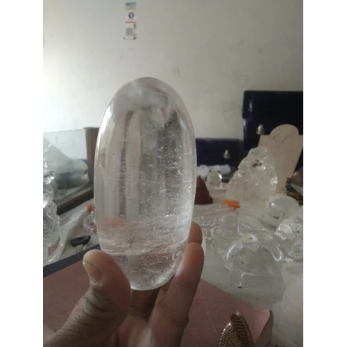 Easy To Clean Sphatik Crystal Shivling