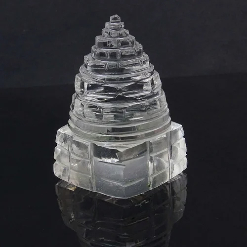 Easy To Clean Natural Sphatik Shree Yantra