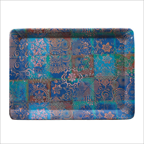 Multicolor Melamine Tray