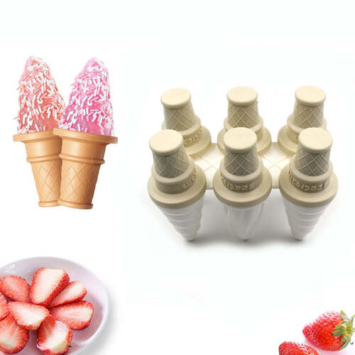 6 Pc ice candy maker Ice Cream Mold used for making ice-creams in all kinds of places including restaurants and ice-cream parlours etc (6304)