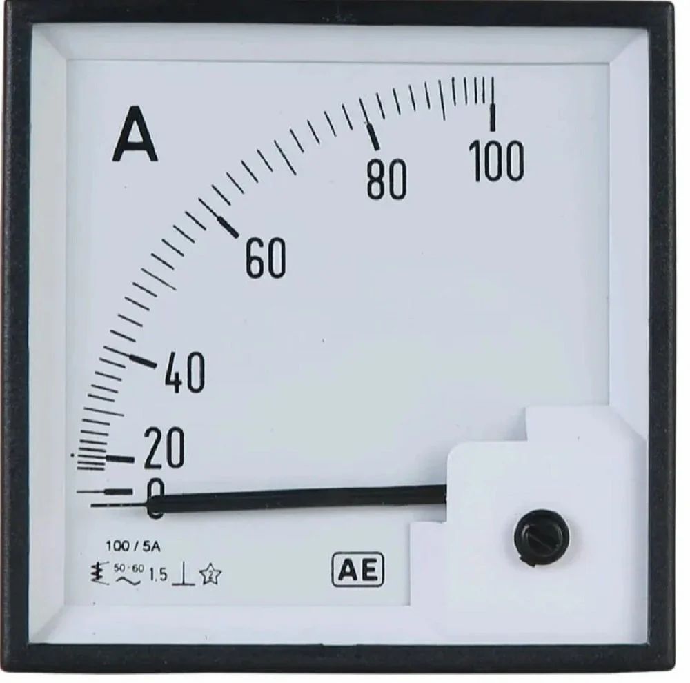 Automatic electric ammeter