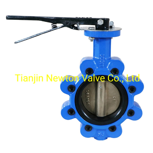 Spheroidal Graphite Cast Iron Lug Type Soft Seated Butterfly Valve
