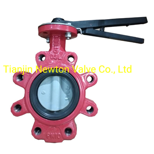 Resilient Seat Full Lugged Type 150lb Ductile Cast Iron Lug Support Butterfly Valve