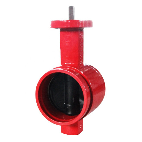 A536 Ductile Iron Grooved End Butterfly Valve