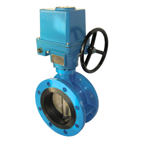 ISO5752 Concentric Lined Flanged Butterfly Handlever Gear Box Valve