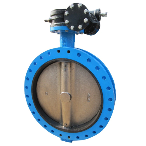 Pn16 Worm Actuated Flange Double Eccentric Butterfly Valve