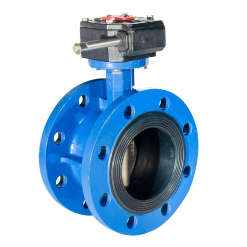 JIS Standard Industrial Double Flange Butterfly Valve