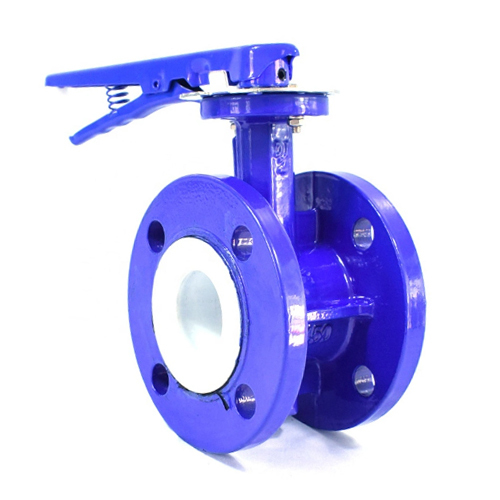 Wafer Type Double Flange Industrial Butterfly Valve
