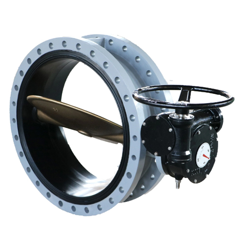 Manual Operate Flange End Industrial Control Butterfly Valve