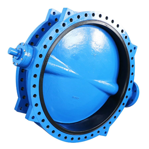 C504 Cast Iron Nickle Coated Disc Flange Butterfly Valve