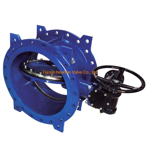 DN2200 Double Flange Two-Way Sealing Double Eccentric Butterfly Valve