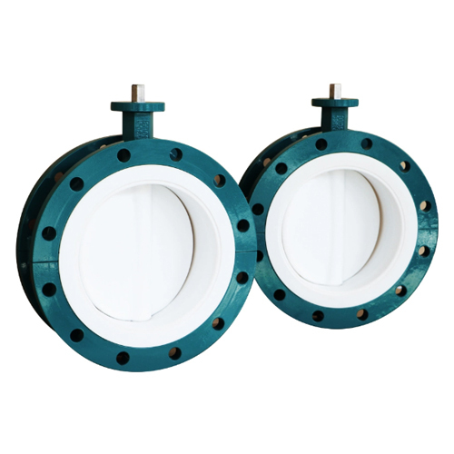 U Type Double Flanged Butterfly Valve with Worm Gear EPDM NBR Seated