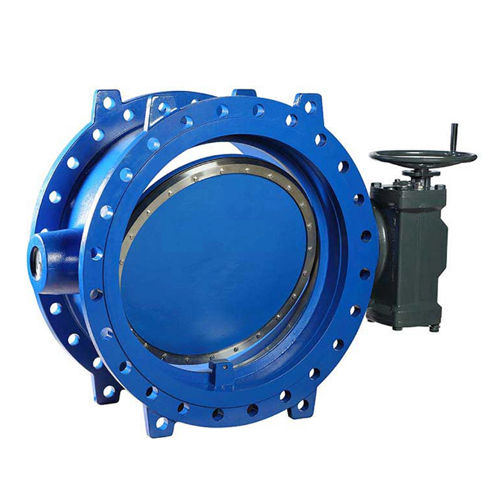 Ductile Iron Large Diameter Double Eccentric Offset Flange Butterfly Valve