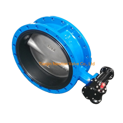 Flange Ductile Cast Iron Gear Operated Centric Butterfly Valve