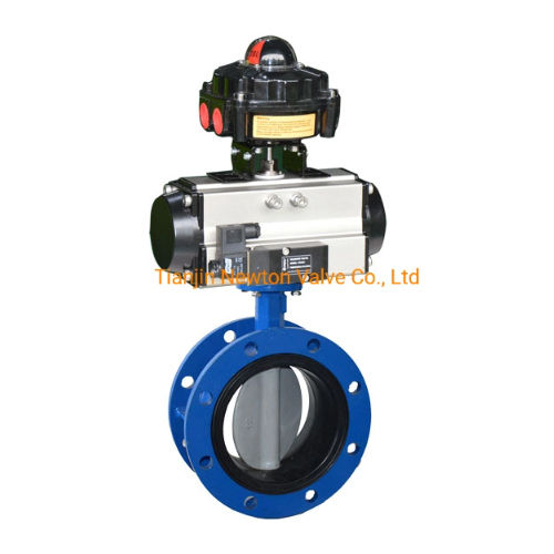 4 Inch Flanged Butterfly Valve with Worm Gear