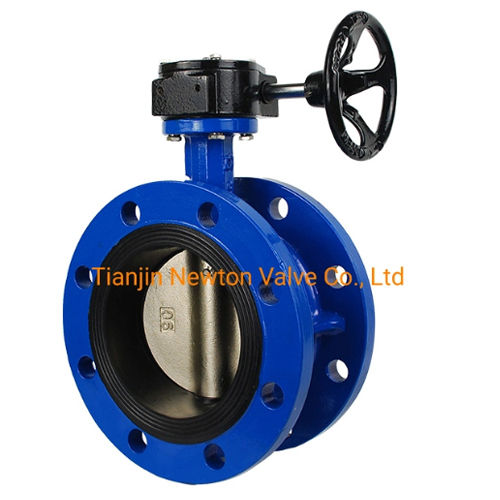 Professional Hydroelectric Drive Double Flange Butterfly Valve