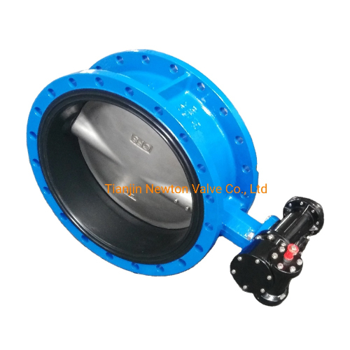 Manual Double Flanged Butterfly Valve