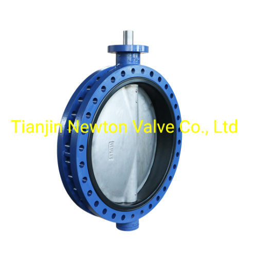 NBR Full Lined Wafer Type Flanged Butterfly Valve
