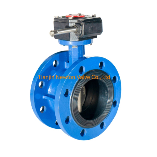 Cast Iron Double Flanged Center Line Resilient Seated Butterfly Valve